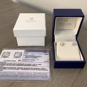 Diamond Stud Earrings (1/5 Carat)